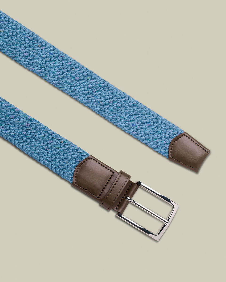 Casual Stretch Belt - Indigo Blue