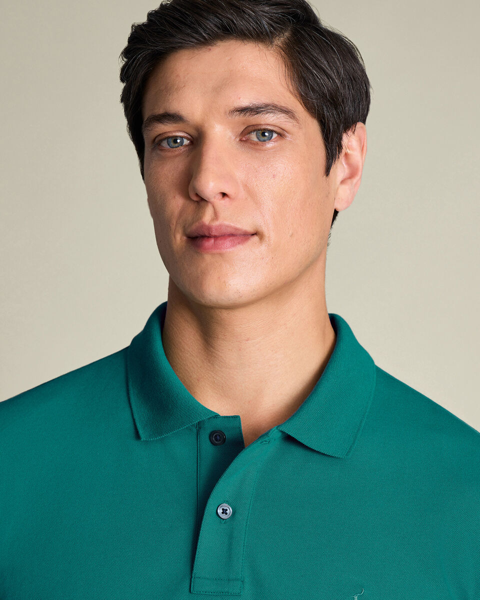 Pique Polo - Green