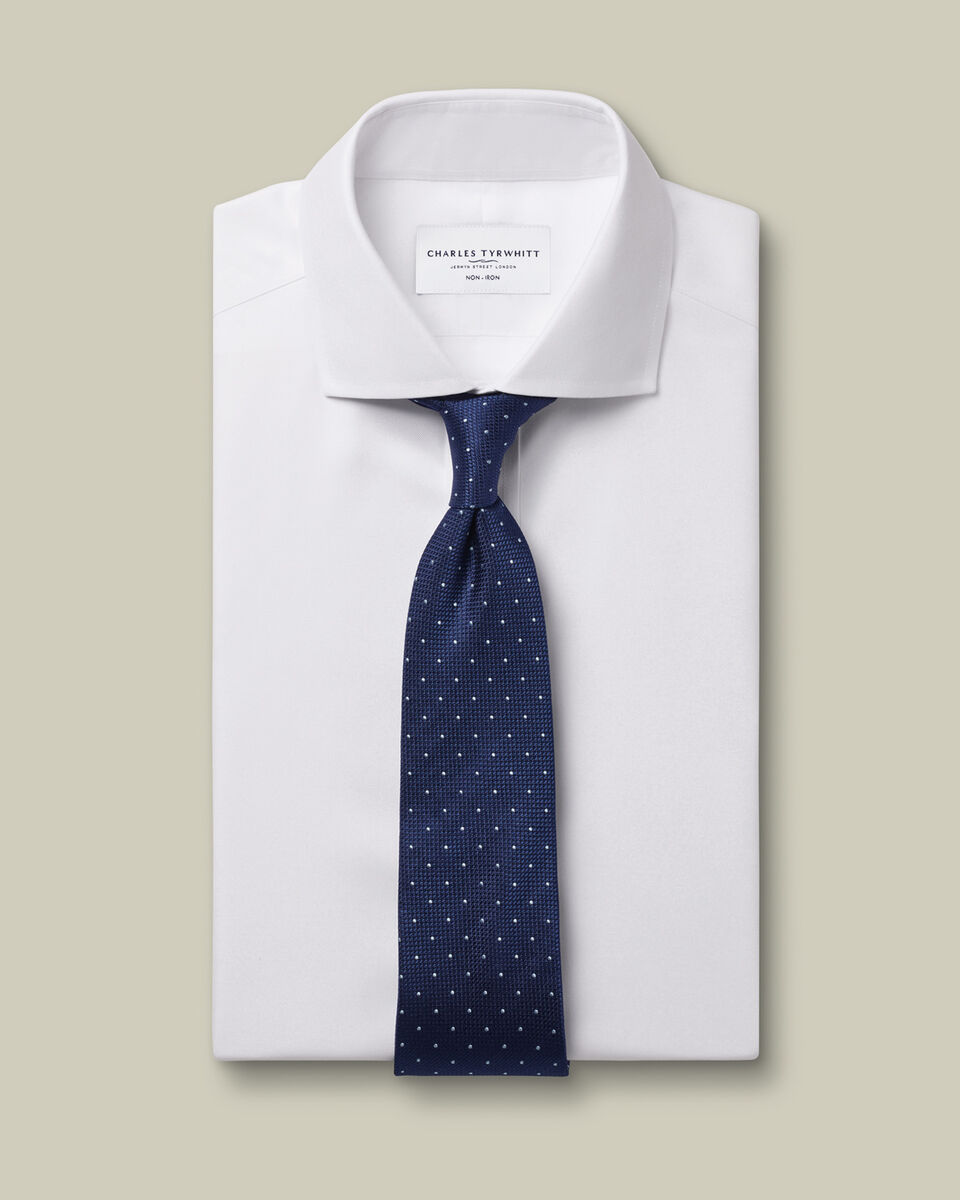 Non-Iron Twill Shirt - White