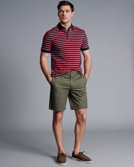 Cotton Shorts - Olive Green