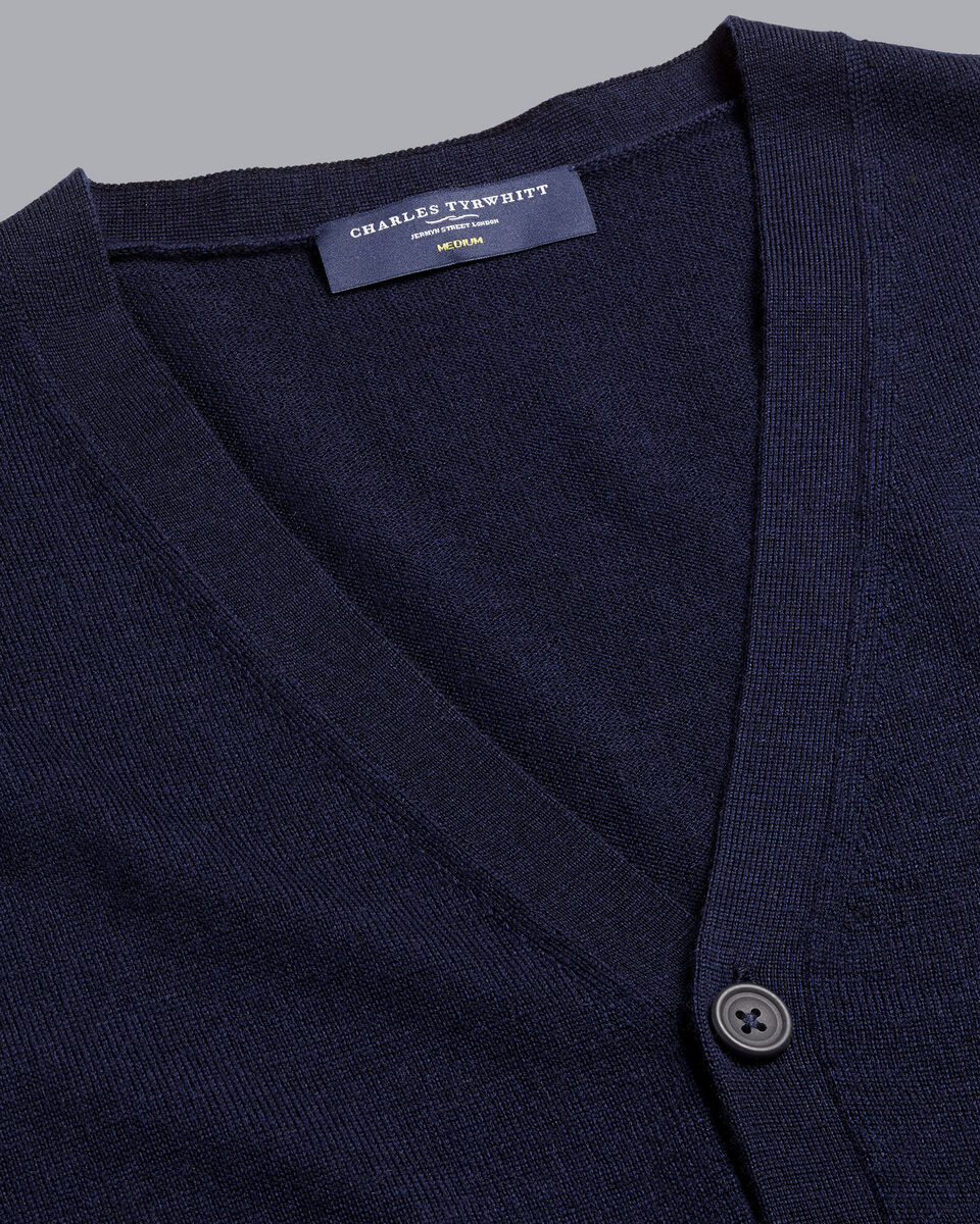 Korango Knit Cardigan - Navy (Size PREM-12M) main image 0