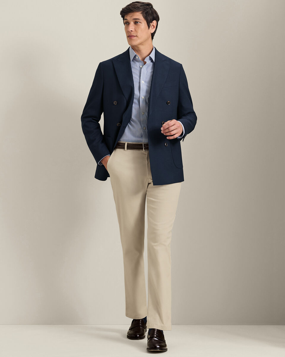 Blazer signature crois&eacute; &ndash; Bleu marine