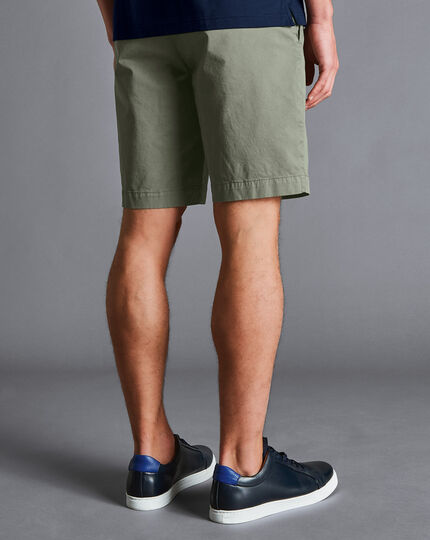 Cotton Shorts - Olive Green