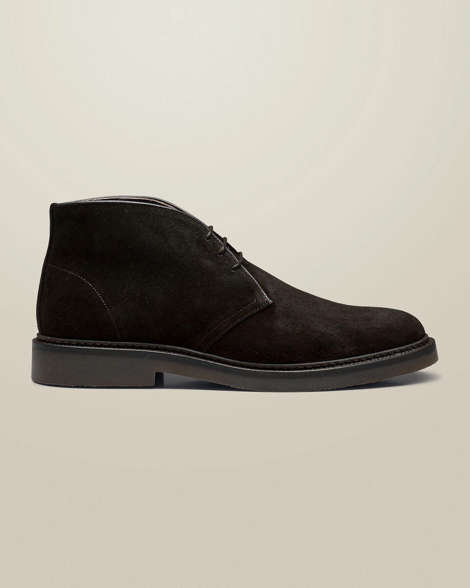 Suede Chukka Boots - Dark Chocolate