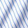 open page with product: Chemise en twill à rayures et col classique sans repassage - Blanc et bleu ciel
