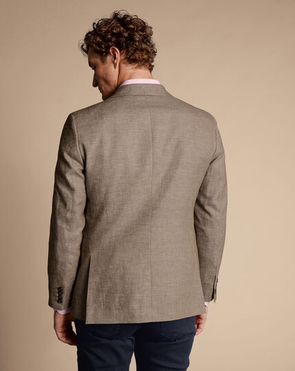 Linen Cotton Jacket - Taupe