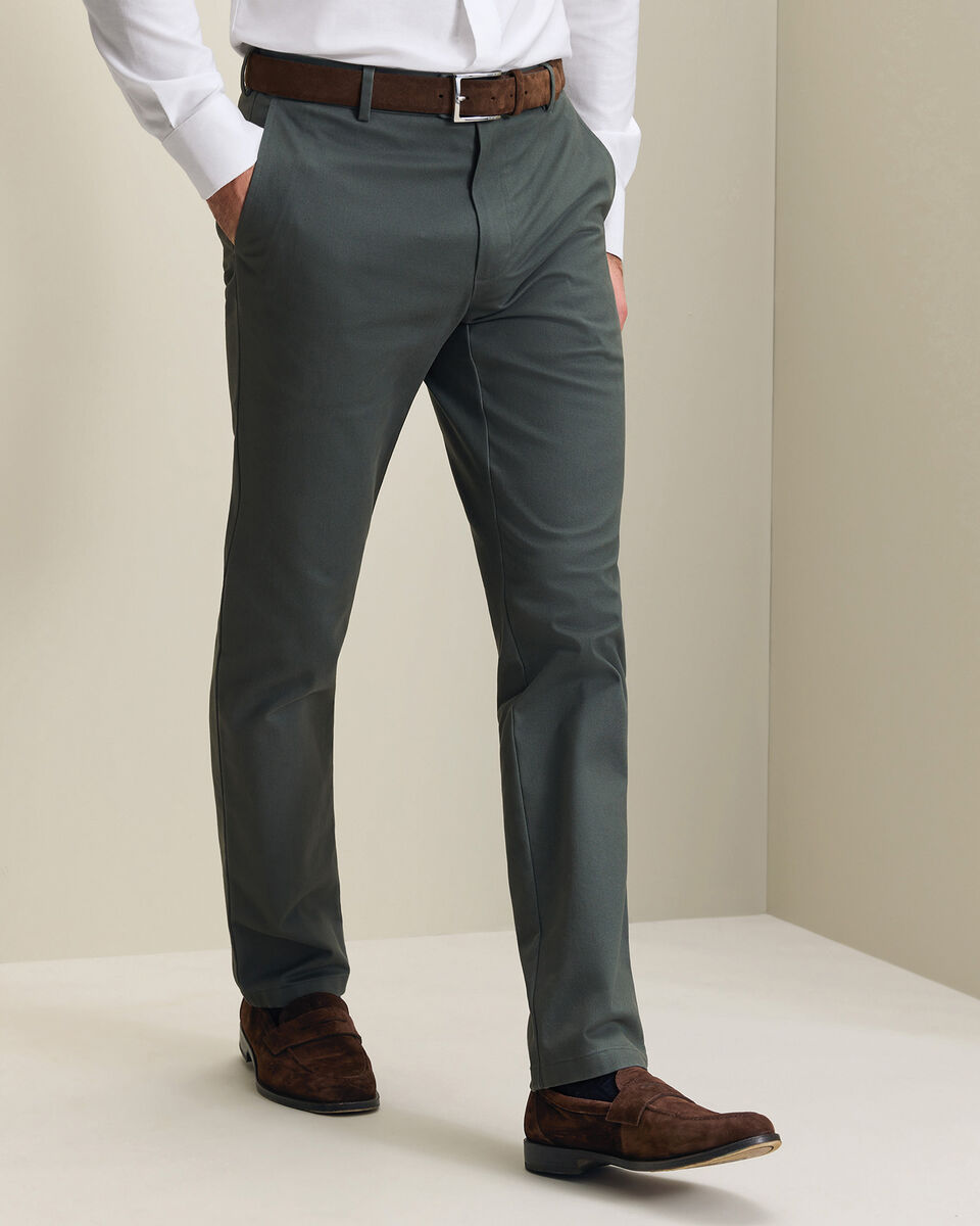 Chino Ultimate sans repassage - Vert