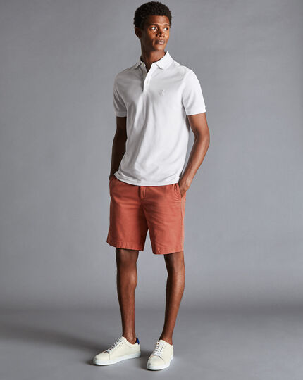 Cotton Shorts - Coral