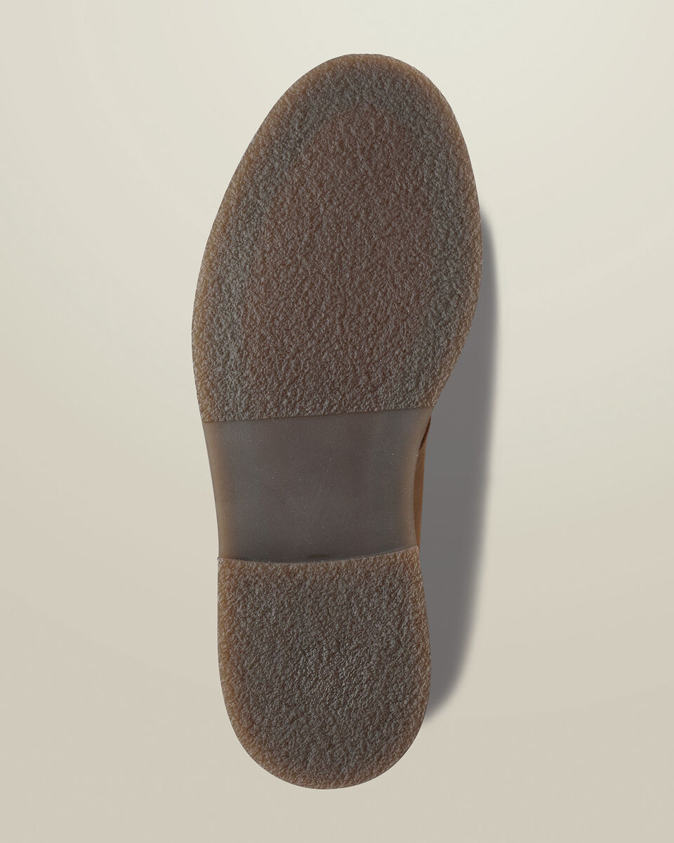 Waxed Leather Chukka Boots - Chocolate Brown