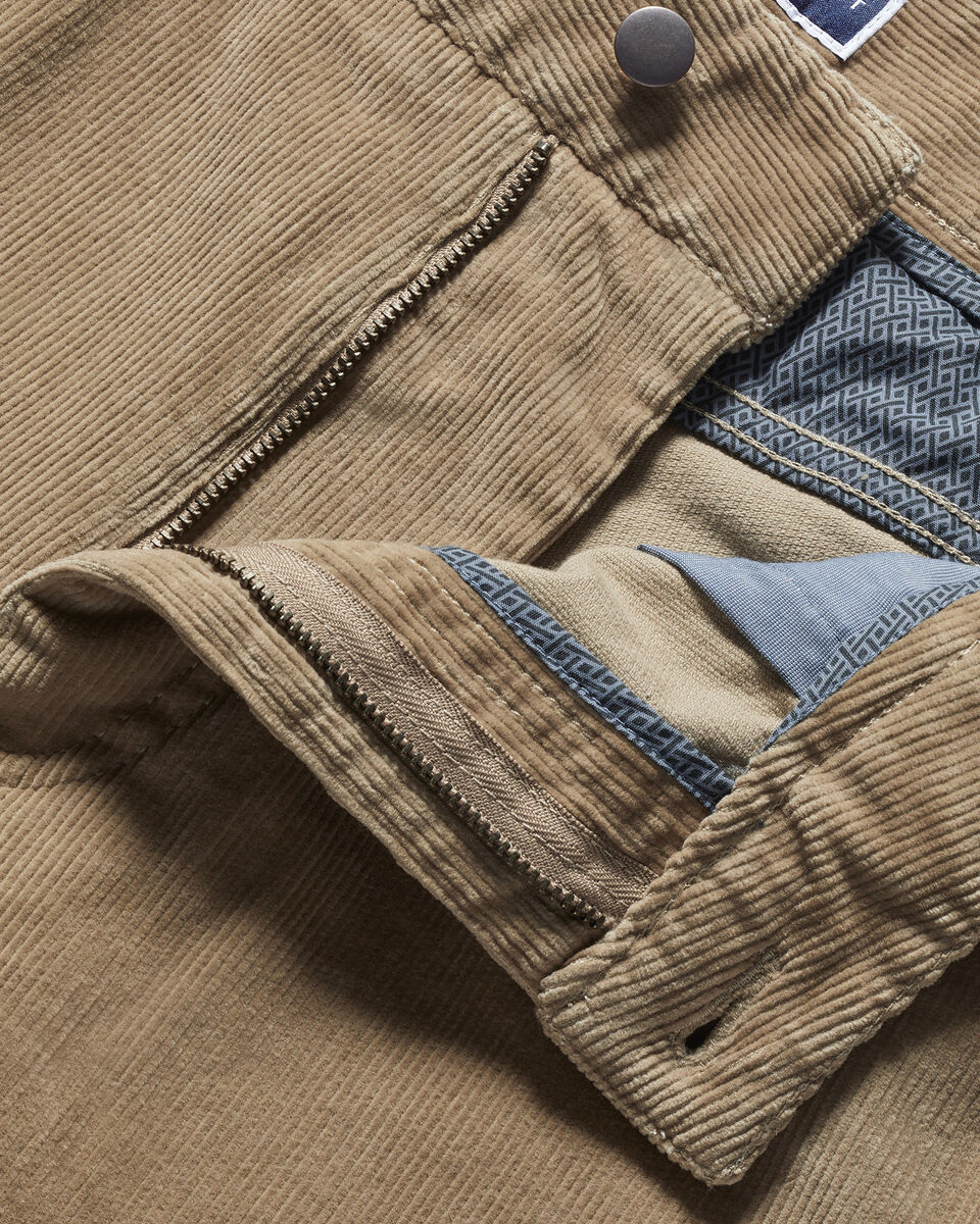 Cord 5 Pocket Jeans Oatmeal Charles Tyrwhitt