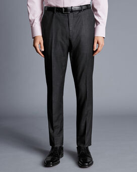 Italian Luxury Suit Pants - Charcoal Grey