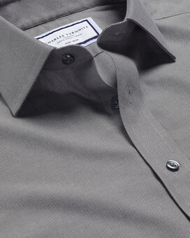 Non-Iron Royal Oxford Shirt - Grey