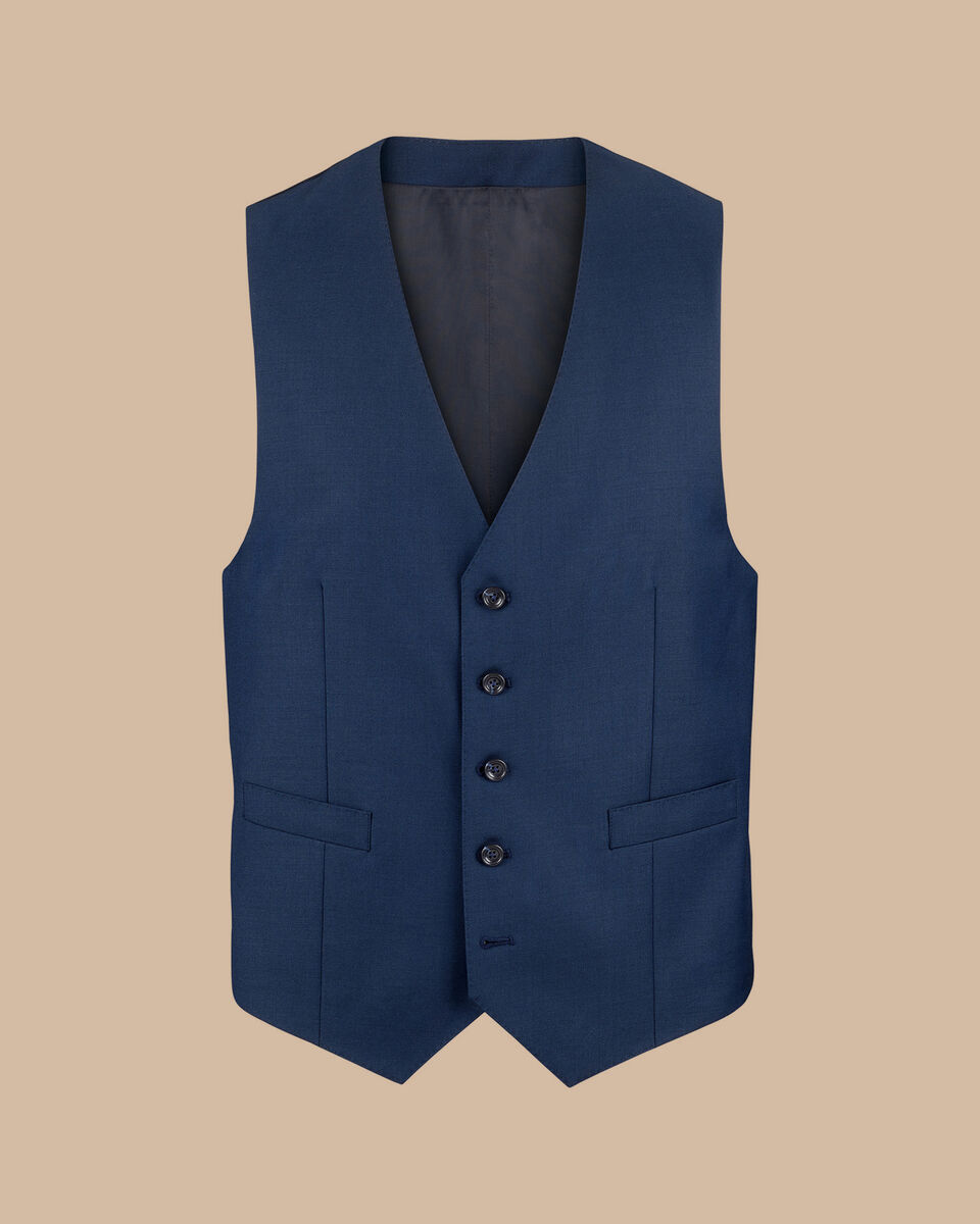 Twill Vest Blue Depths