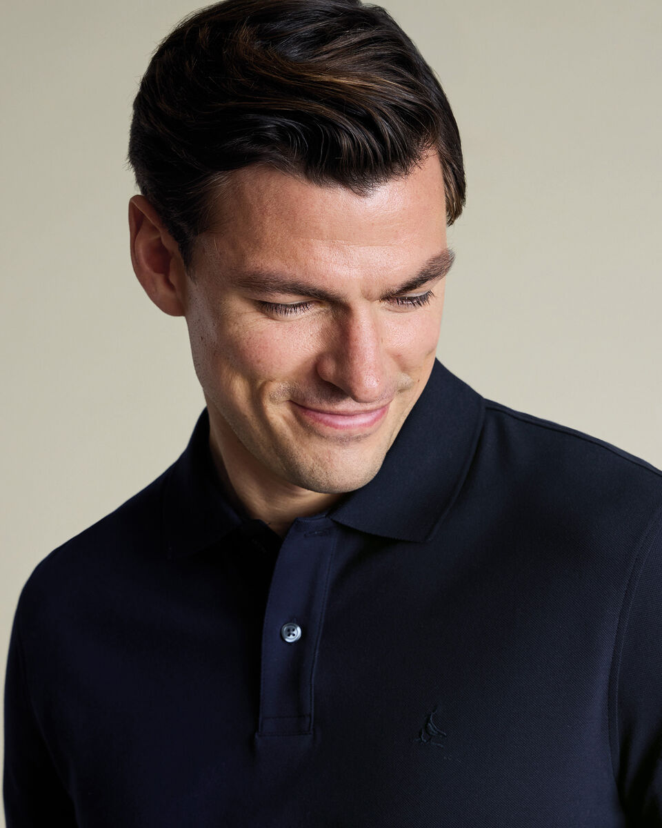 Pique Polo - Navy