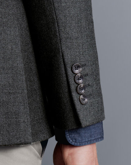 Wool Texture Jacket - Grey