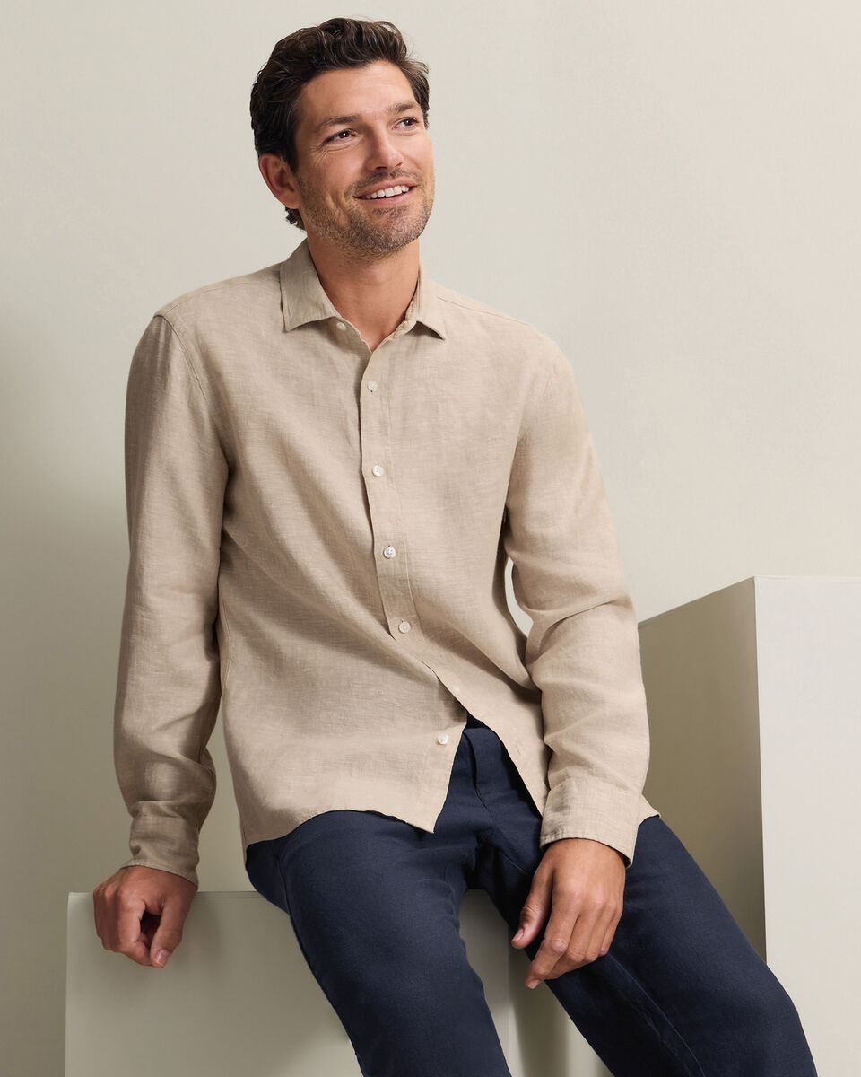 Chemise en pur lin - Gr&egrave;ge