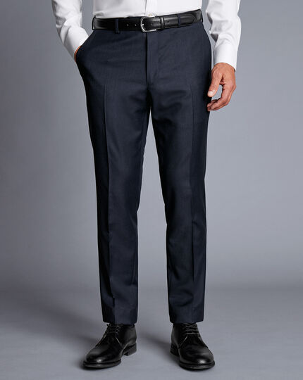 Italian Twill Suit Pants - Navy