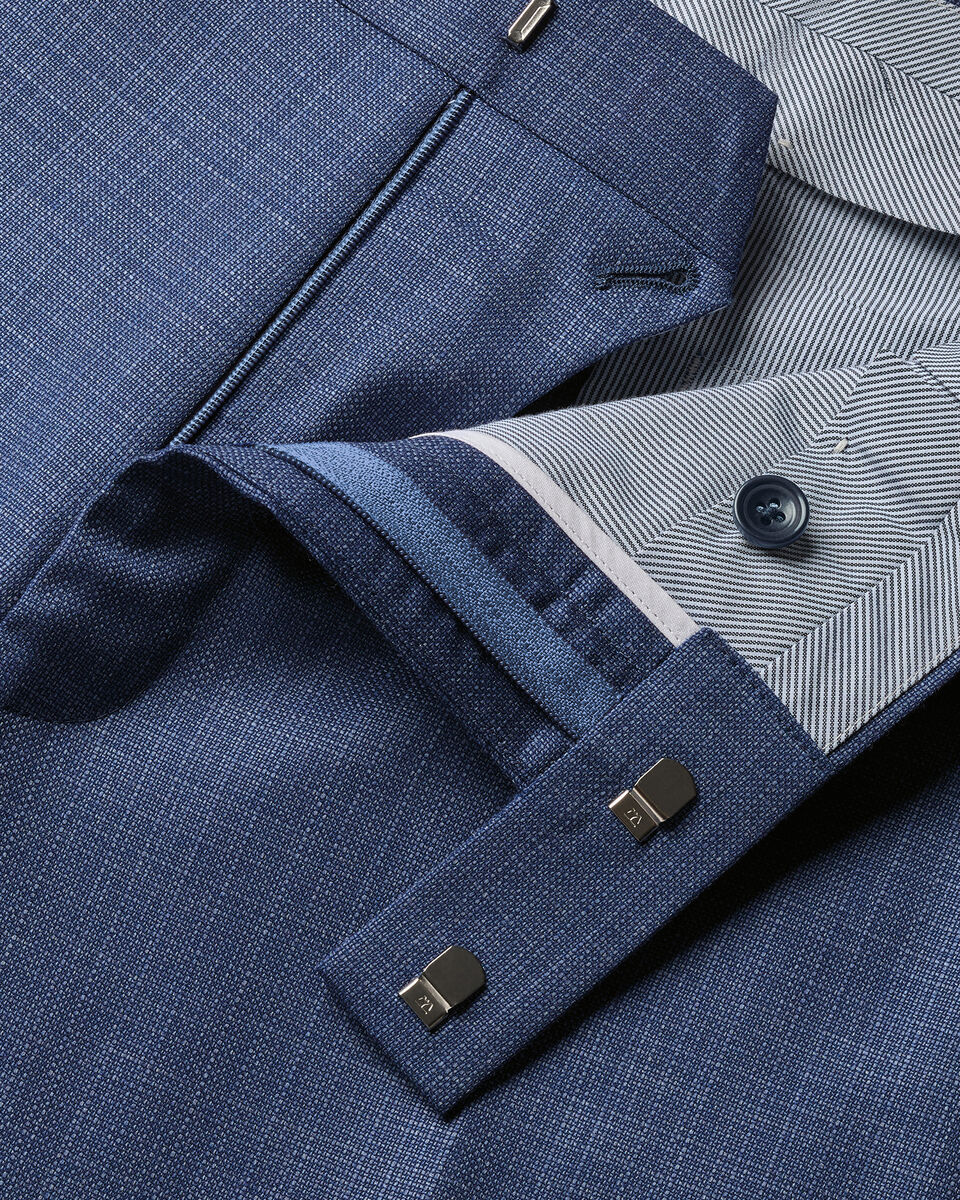 Italian Luxury Suit Trousers &ndash; Ink Blue