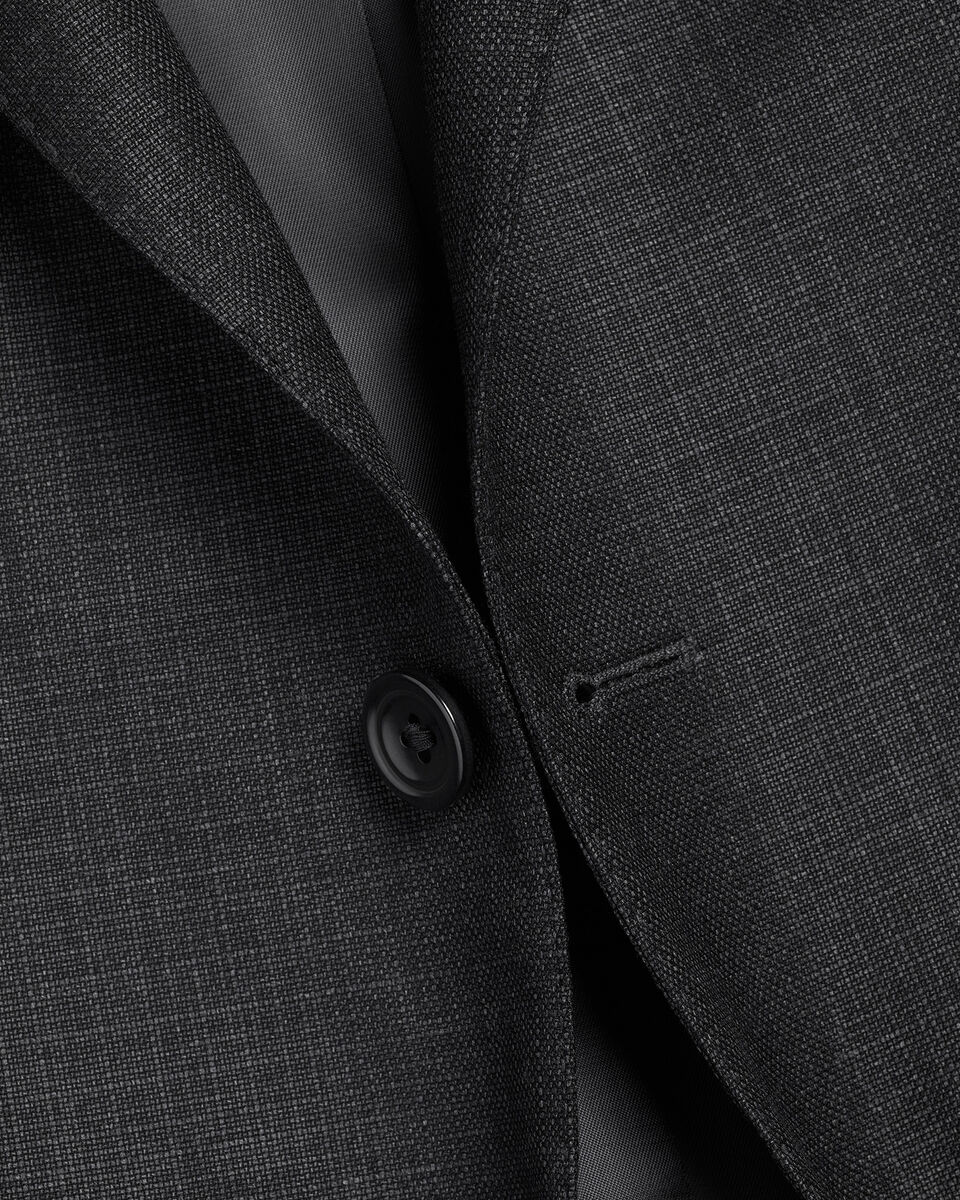 Luxury Italian Suit - Charcoal Grey