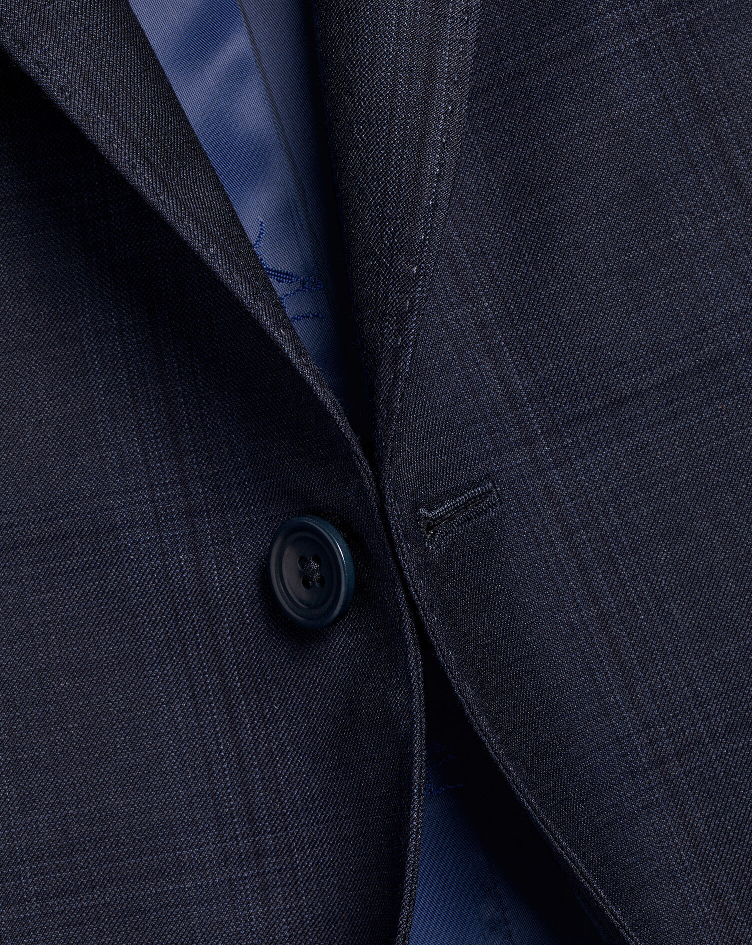 Charles Colby Homme Veston en Velours Côtelé Duke Weston Bleu Foncé, L - 54
