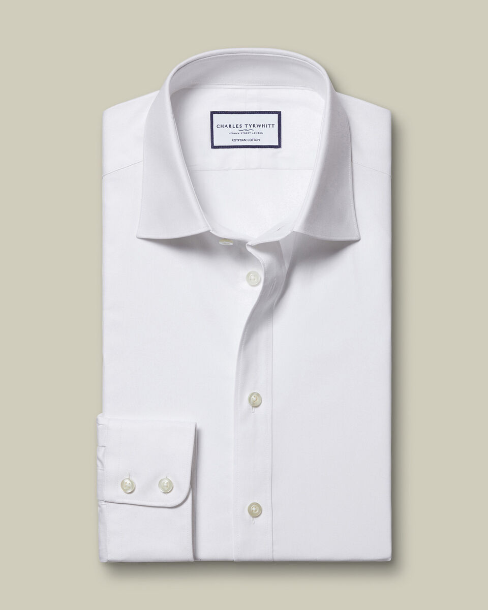 Luxury Twill Shirt - White&nbsp;