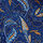 open page with product: Paisley Print Silk Pocket Square - Cobalt Blue