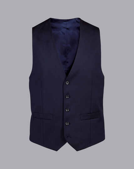 Italian Luxury Suit Vest - Dark Navy