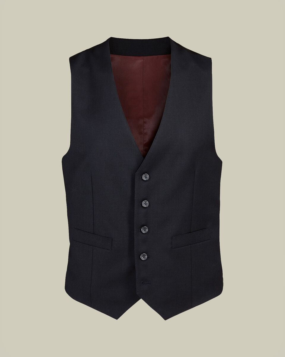 Gilet In Twill Elasticizzato Naturale - Nero