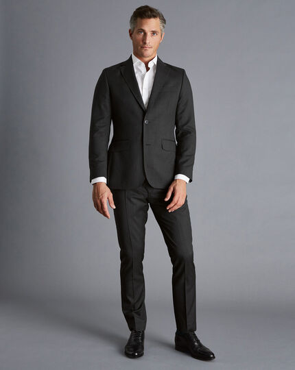 Italian Luxury Suit Jacket - Charcoal Grey