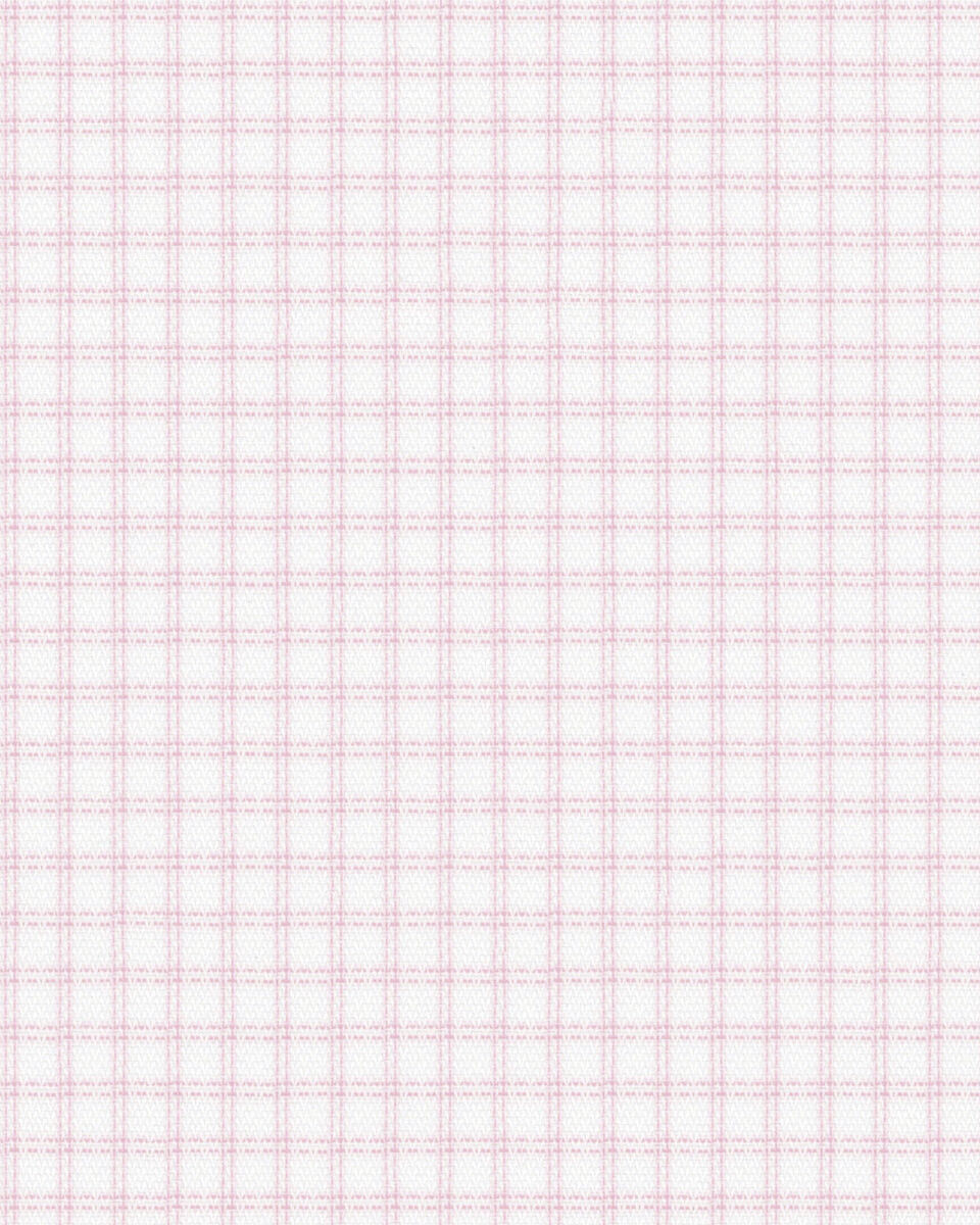 Non-Iron Trafalgar Weave - Pink Check