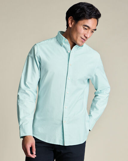 Button-Down Green Men's Oxford Shirts - OCBD Shirts | Charles Tyrwhitt US
