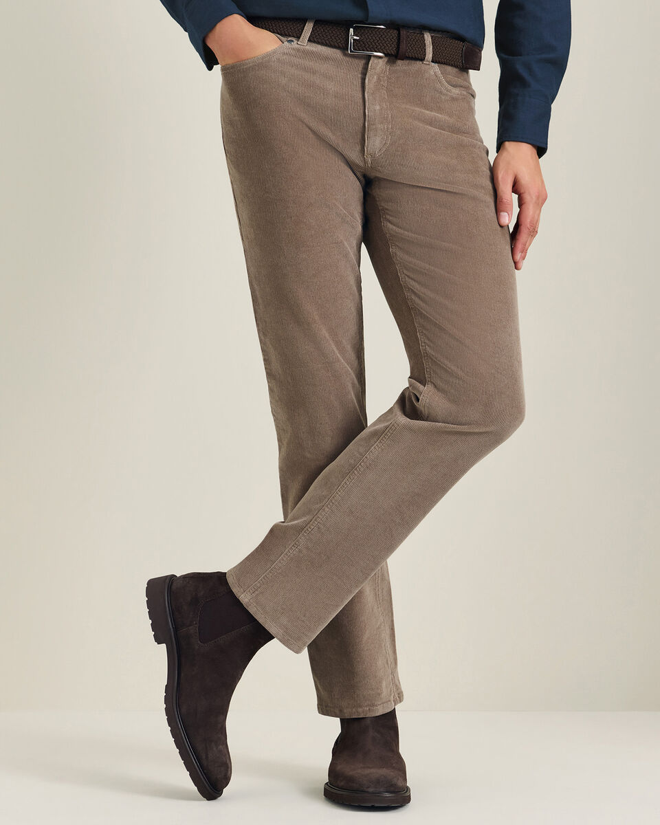 Corduroy 5 Pocket Pants - Mocha