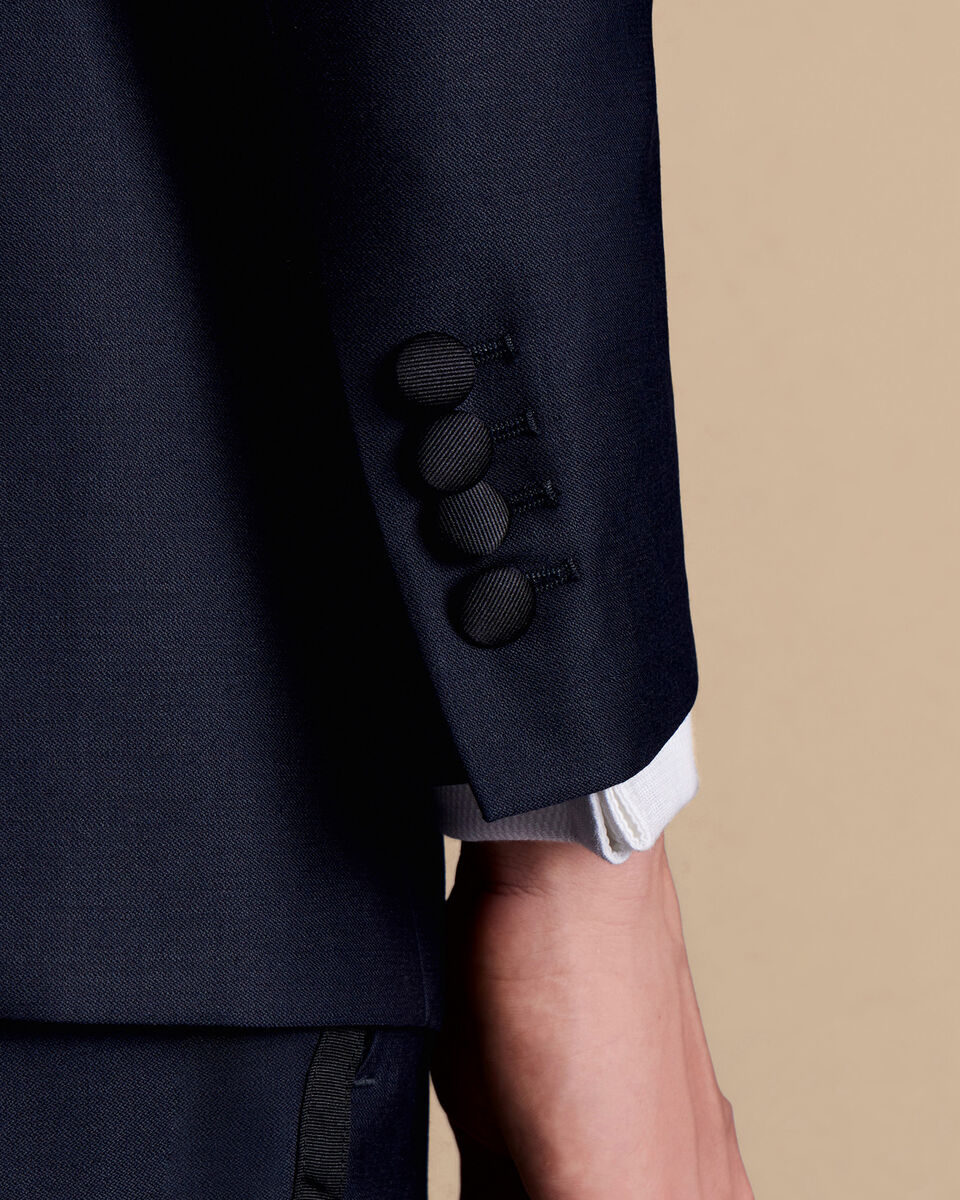 The Trivero Dark Navy Twill Suit