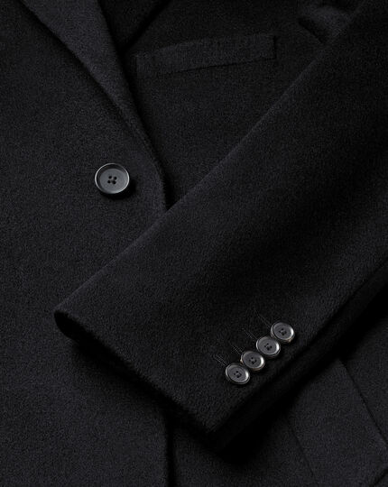 Wool Overcoat - Black