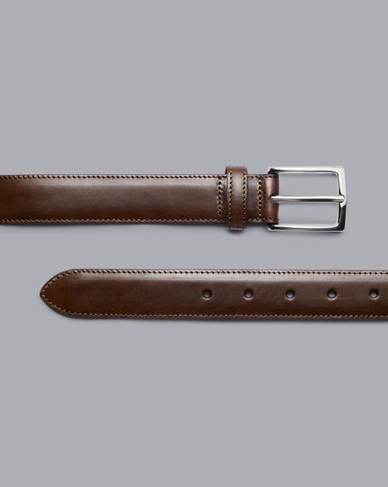 Leather Formal Belt - Chocolate