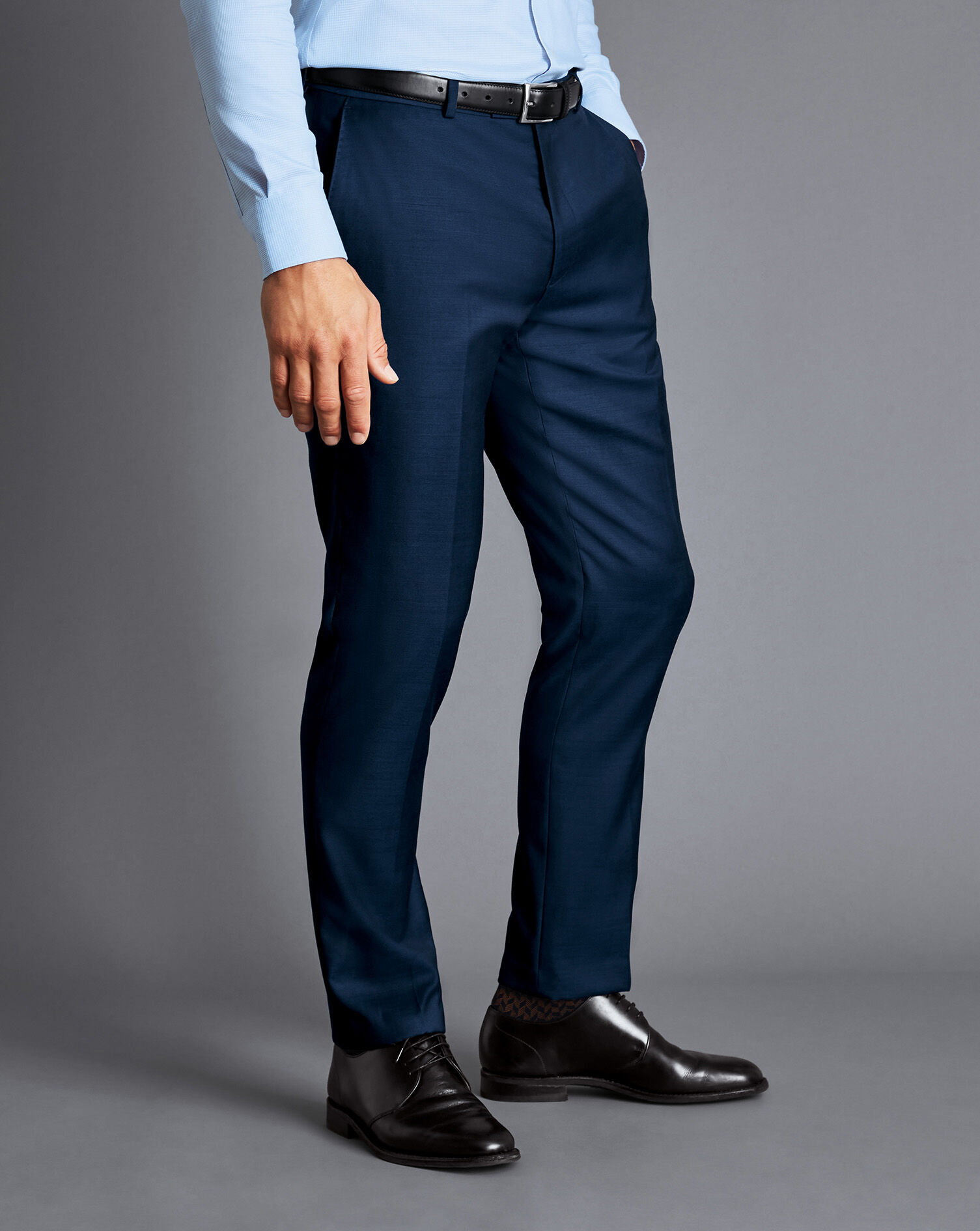 Kingsley Blue Men's Formal Trousers | Paul Andrew Suits