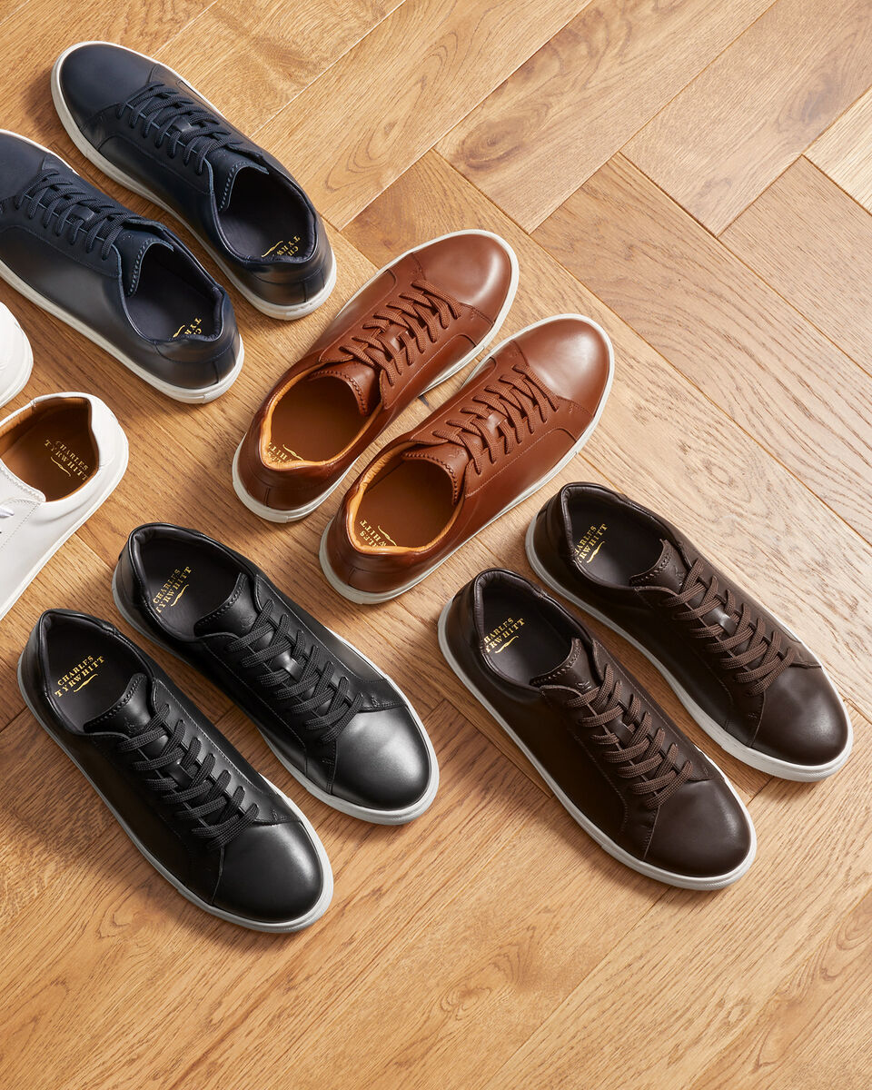 Leather Sneakers - Dark Chocolate 