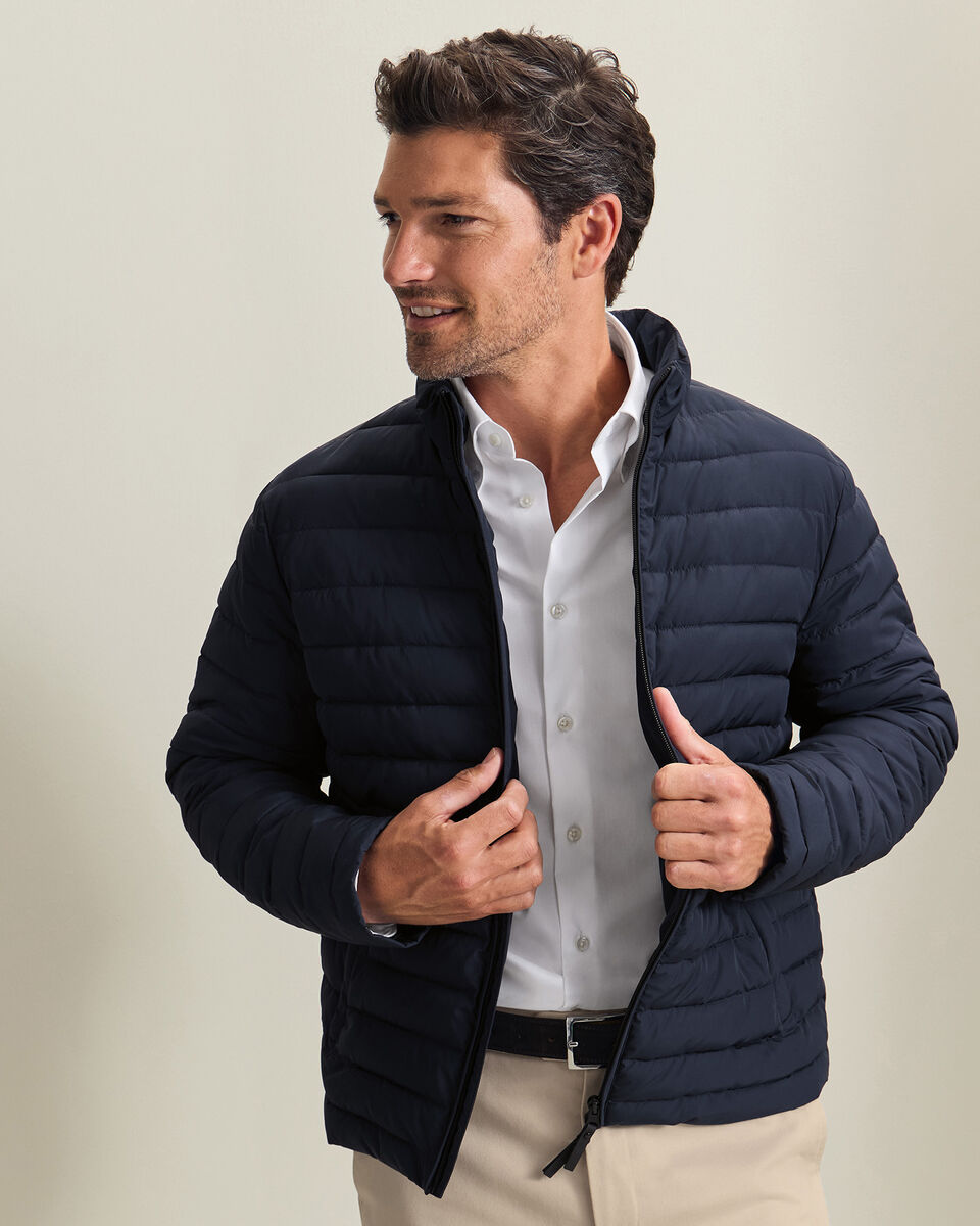 Lightweight Quilted Jacket - Navy