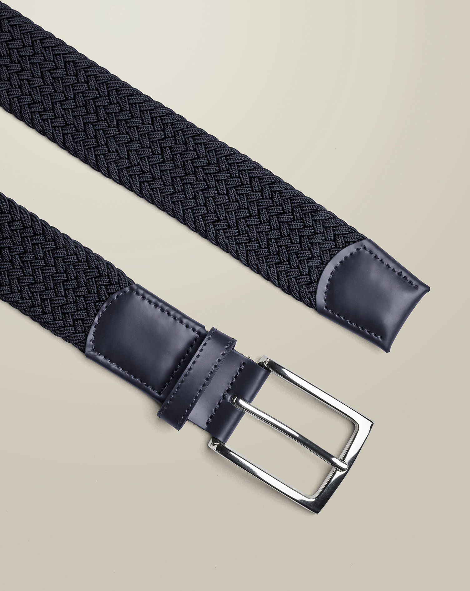 navy elastic belt