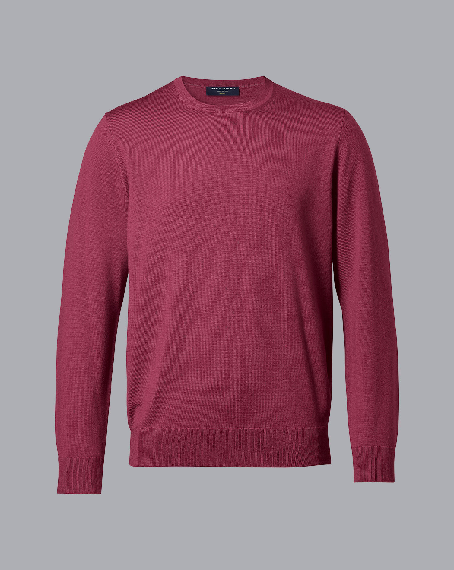 pink crew neck jumper