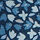 open page with product: Krawatte aus Liberty Fabrics mit Blütenblattmuster - Indigoblau