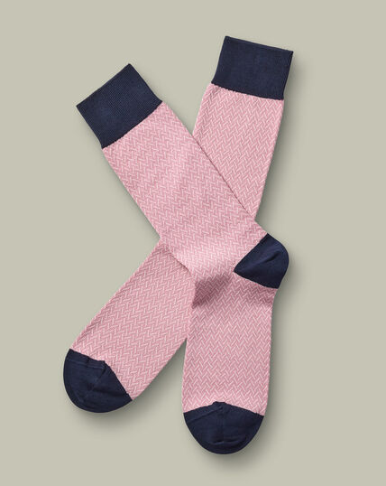 open lace back dress Light Pink Argyle Men's Dress Socks main image 0