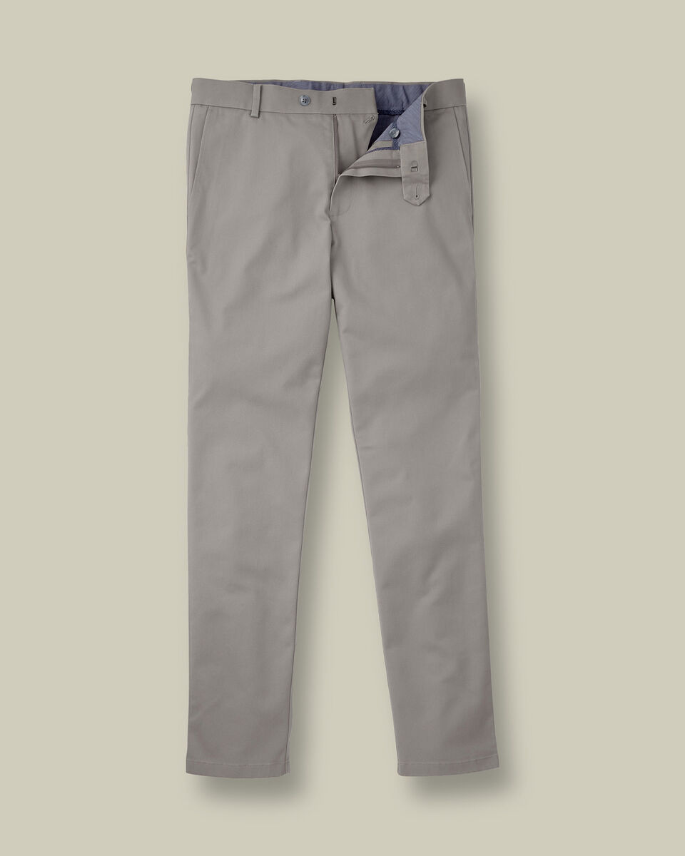 Chinos Ultimate Sans Repassage - Gris Clair