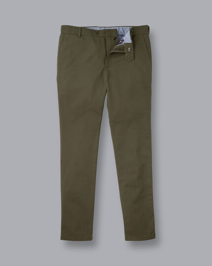 Ultimate Non-Iron Chinos - Forest Green