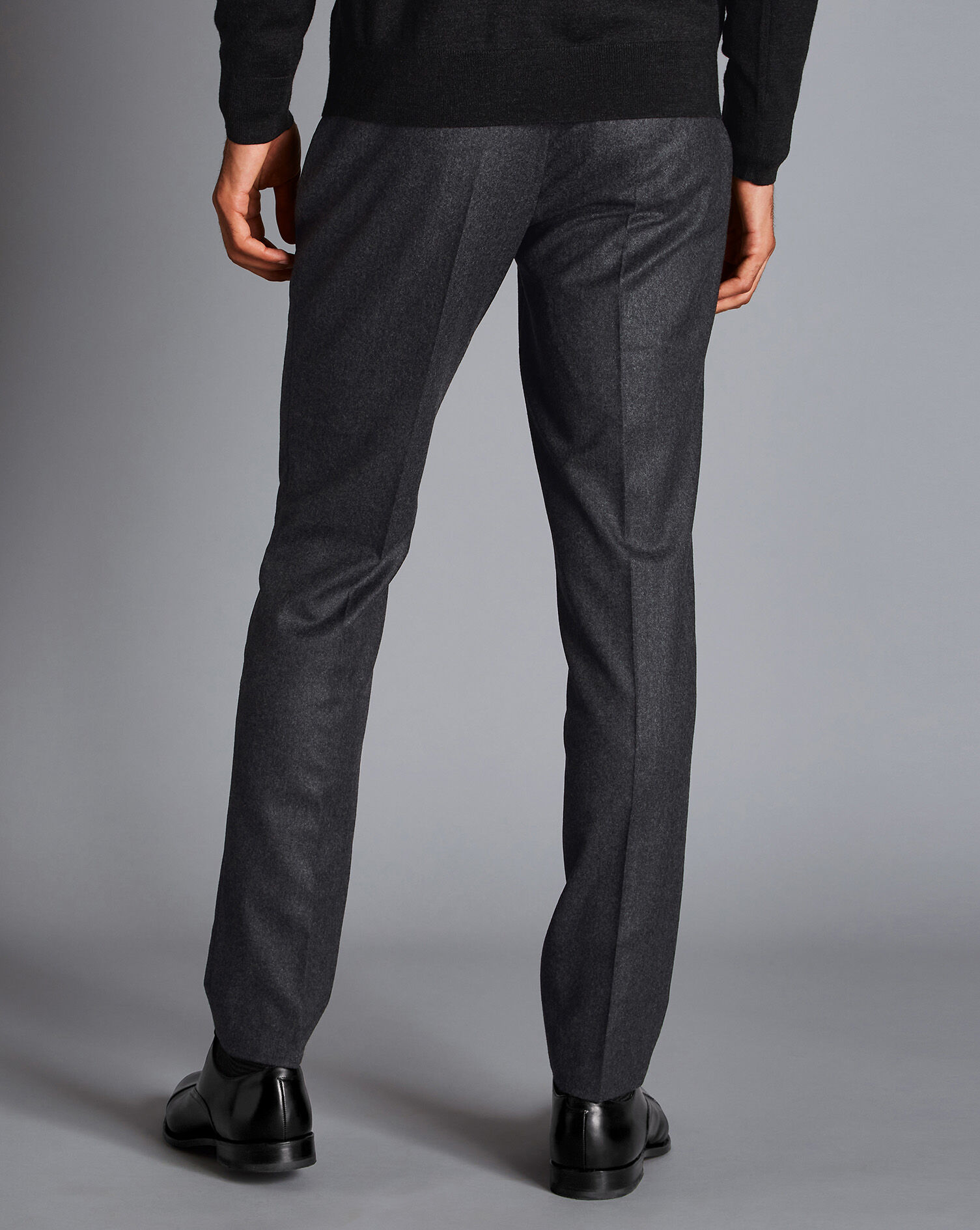 Italian Wool Flannel Trousers 