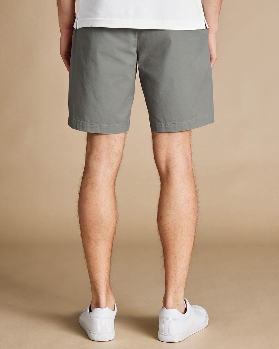 Cotton Shorts - Light Grey