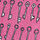 open page with product: Krawatte aus Seide mit Schlüssel-Motiv - Pink