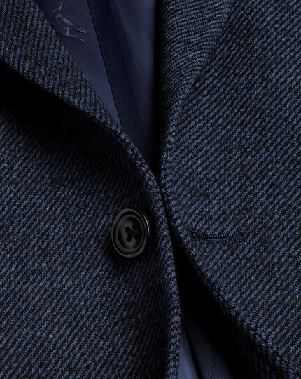 Italian Jersey Jacket - Denim Blue
