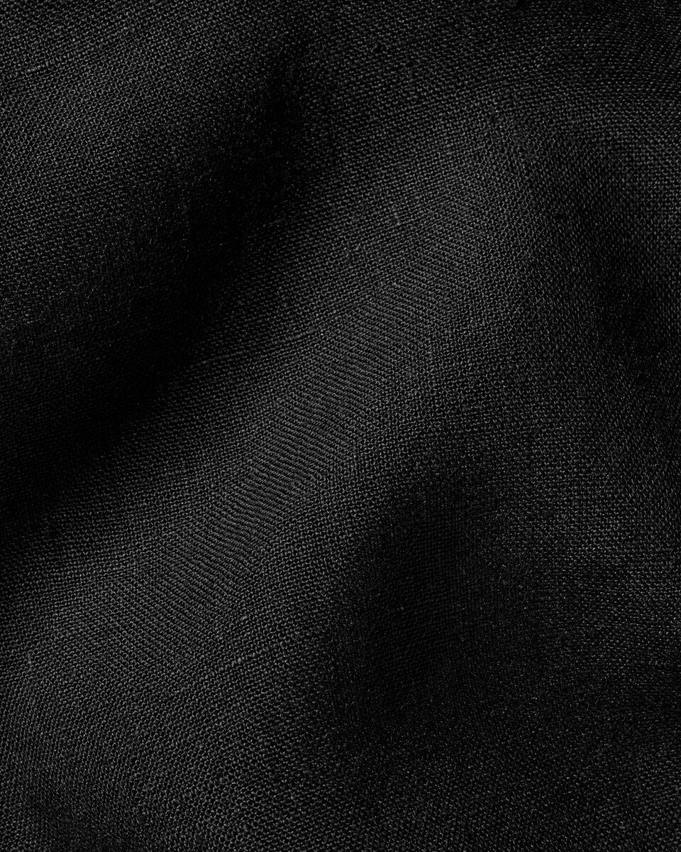 Chemise en pur lin &ndash; Noir