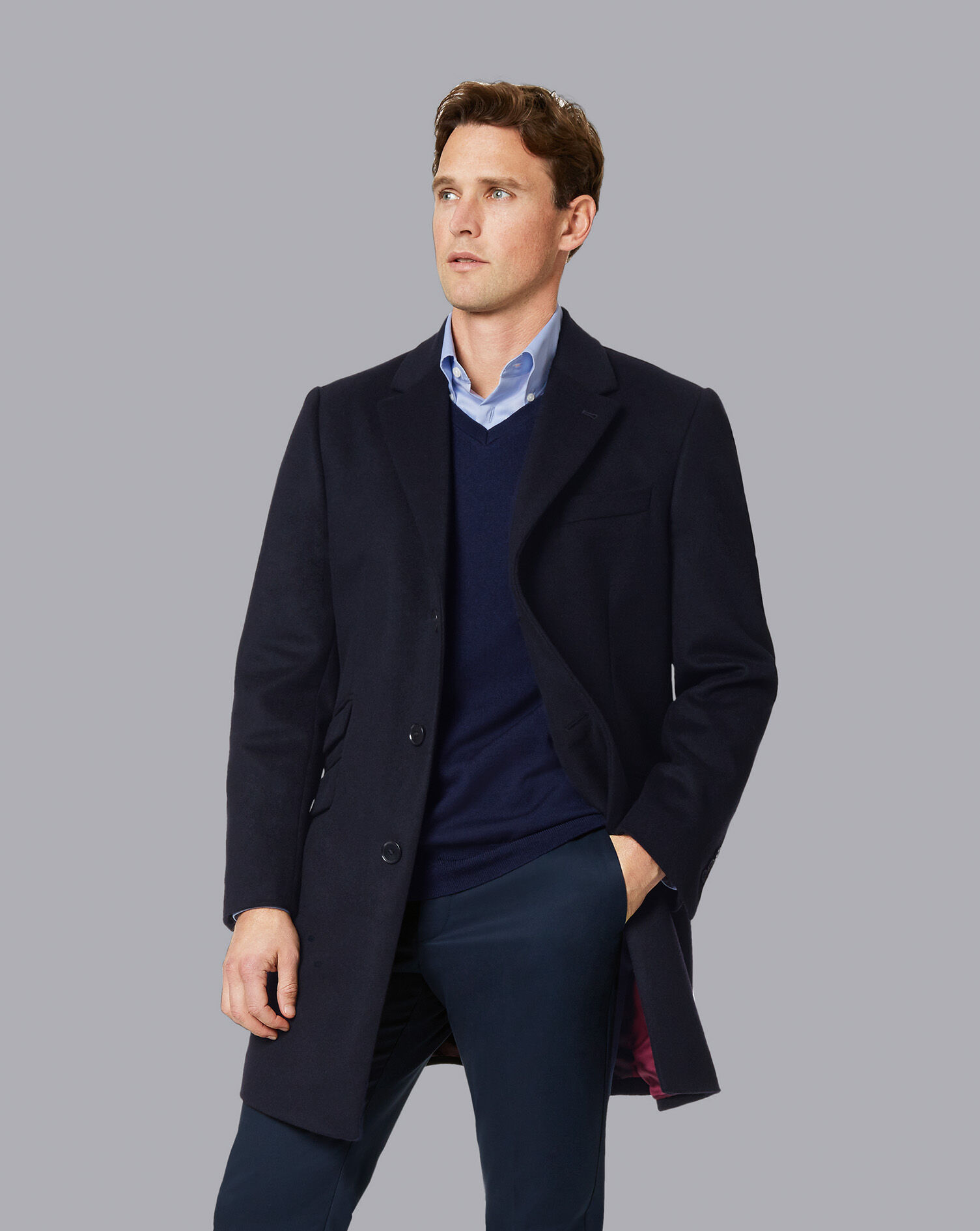 blue epsom coat